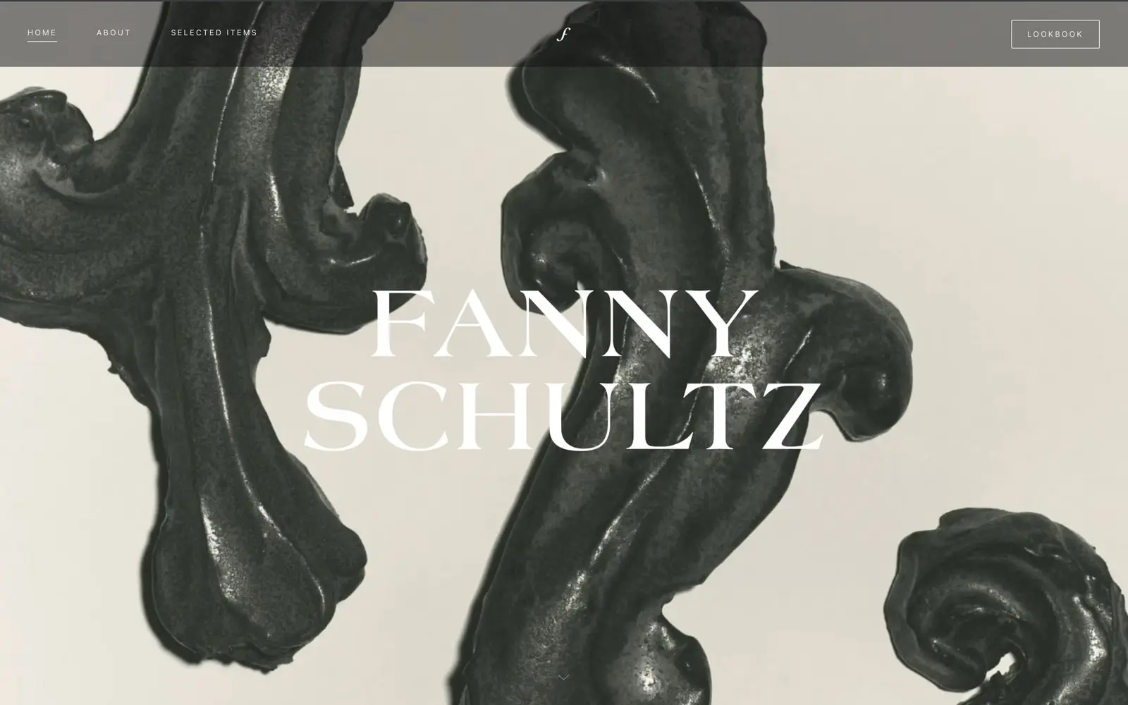 Startsidan på fannyschultz.com